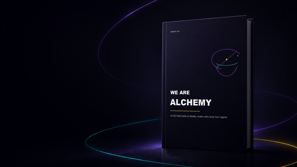 WE ARE ALCHEMY E3 Field Guide digital self-development ebook by NE3ULA